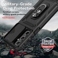 For Samsung Galaxy A16 Case Armor Magnetic Ring Stand Phone Cases For Samsung A16 A 16 5G Slide Camera Protect Back Cover. 