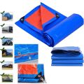 Blue Tarp, Tarps Heavy Duty  Waterproof Plastic Poly 16 Mil Thick Tarpaulin with Metal Grommets –Emergency Rain Shelter, Outdoor Cover, and Camping Use. 