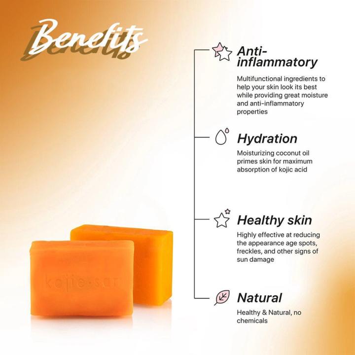 KOJIE%20SAN%20SKIN%20LIGHTENING%20KOJIE%20ACID%20SOAP%20Skin%20Lightening%20and%20Whitening%20Classic%20Soap%20135g%20-%20Image%207