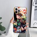Demon-Slayer Tanjiro Anime Phone Case for iPhone 11 15 Pro Max Case 14 Plus 13 Pro 12 11 X XR 7 8 SE Soft Cover Kimetsu No Yaiba. 
