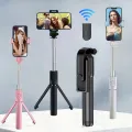 360° Rotating Selfie Stick Tripod Mount, and Wireless Operation - Plastic Selfie Stick for Group Photos, Travel, and Events, Selfie Stick for Phone, Event Photography, Sleek Design, Durable Construction HF. 