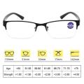 Presbyopia correction Reading glasses Trendy Unisex Hyperopia correction Ultralight frame Elderly eyeglasses Fashionable Vintage eyewear for Daily reading Office use Fashion accessory Elderly care Eye. 