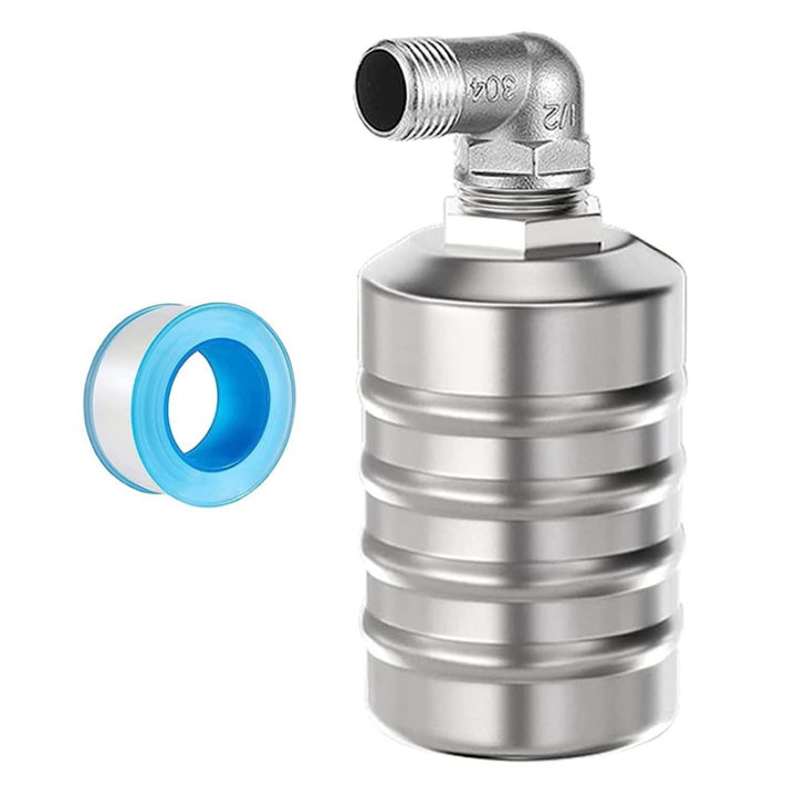Water Float Valve Stainless Steel Float Valve With Adapters - Automatic Water Level Control For Tanks & Ponds Fill Valve For Toilet Tank