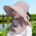 Summer UV Protection Sun Hat for Women Outdoor Fishing Camping Bucket Hat. 
