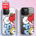 Anedshaop BTS BT21 phone case for iphone 16 15 14 plus 13 12 11 pro max cover Luxury Anti drop funda Korean cartoon tata cases carcasa. 