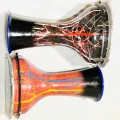 9 inch Fiber Darbuka Drum with Bag - Bongo 2-Year Warranty Congo 9 inch Tunable All-Weather Synthetic Head Darbak Fine Tuned Darbag Doumbek Congo Doumbek Tombak carrying bag bongo bag. 