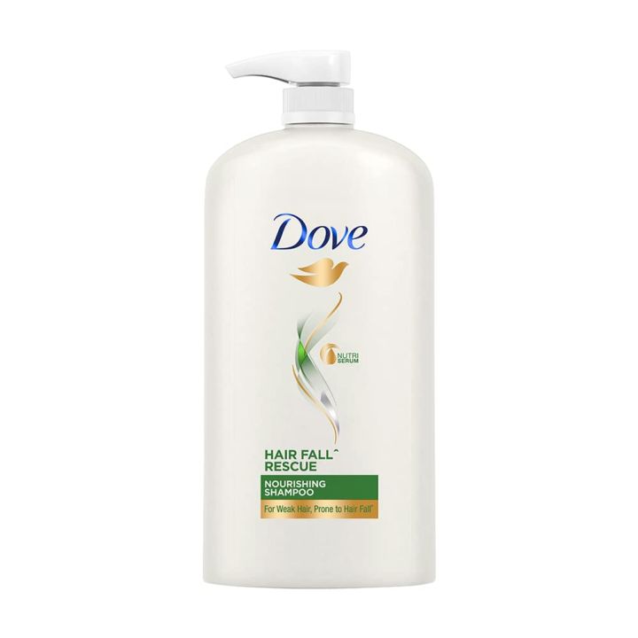 Dove Hair Fall Rescue Shampoo 1 L, For Damaged Hair, Hair Fall Control for Thicker Hair - Mild Daily Anti Hair Fall Shampoo for Men & Women jez