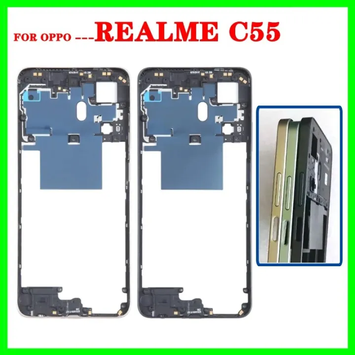 Housing%20Back%20Cover%20For%20Realme%20C55%20middle%20Front%20frame%20Bezel%20Battery%20Cover%20-%20Image%204