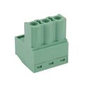 10Pcs 5.08mm Pitch 3Pin Plug-in Screw Terminal Block Connector Right Angle. 