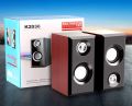 Usb wooden speaker dual speaker super base. 