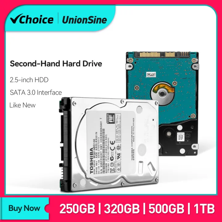 Hdd Notebook New style Used 2.5 SATA3 HDD laptop Notebook Internal 1TB 250GB 320GB ...