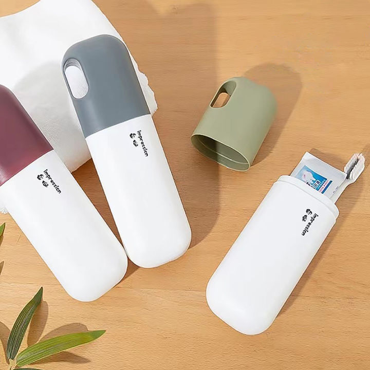 Toothpaste Case Portable Travel Toothpaste Case Cover Holder Toothbrush Box Storage ...