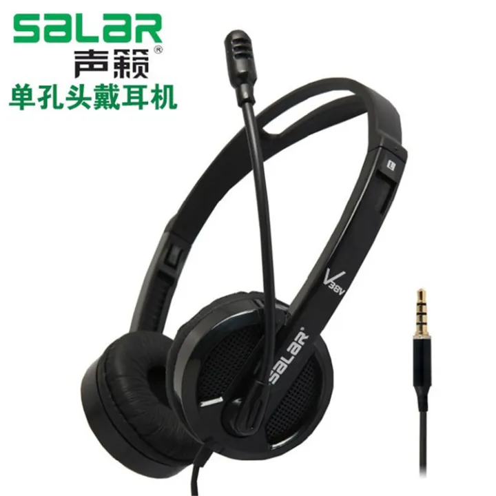 Salar%20/Soundwave%20V38V%20computer%20headphone%20with%20microphone,%20single%20hole%20laptop%20stereo%20headset%20-%20Image%202