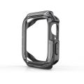 Transparent Two-color Armor Case For Apple Watch Series 6 & SE & 5 & 4 44mm. 