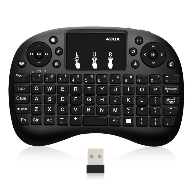 Wireless%20Mini%20Keyboard%20Remote%20Control%20Touchpad%20For%20Smart%20TV%20Android%20TV%20Box%20PC%202.4GHz%20With%20RGB%20Backlit(Black)%20-%20Image%205