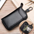 Card Bag Small Housekeeper Key Case Car Key Wallet Men's Key Wallet Key Holder Organizer Leather Keychain. 