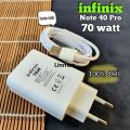 Linman Infinix Original 45w Watt Charger Power Adapter infinix 70w 45w Charger Box Pulled Original 45 Watt AdaptProfesional or 100CM USB Type C Cable For Infinix Zero 20 Note 30 40 12 11 10 Pro Hot 40 Hot 40 Pro 30 30i Zero 30 20. 