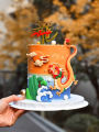 Chinese Style Happy New Year Cake Per Phoenix Per Birthday Cake Decoration Supplies For Mon Dad Birthday Party. 