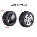 4PCS Wheels Tires Tyre A959-01 for Wltoys A959 A959-B A959-A 1/18 RC Car Spare Parts Accessories. 