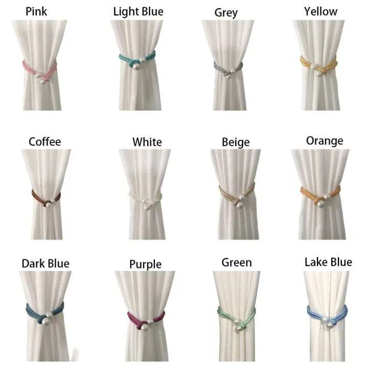 Buckle%20Clips%20Small%20Curtain%20Clip%20Pull-Out%20Tie%20With%20Strap%20Curtain%20Holders%20Adjust%20Length%20Freely%20Installation-free%20Rope%20Curtain%20Decor%20-%20Image%202