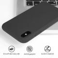 Silicone Case for iPhone X - Black. 