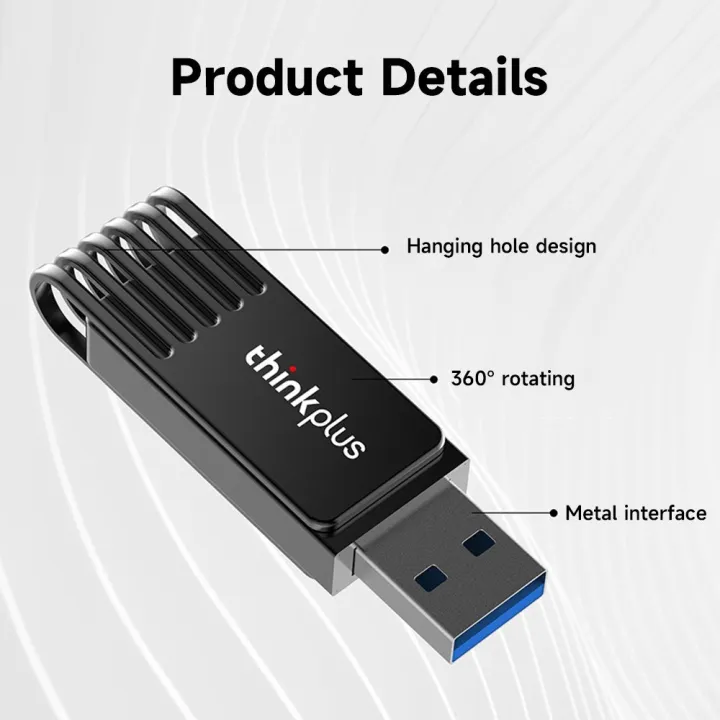 thinkplus%20MU242%2032GB%20USB3.0%20USB%20Flash%20Drive%20Rotatable%20Metal%20U%20Disk%20High%20peed%20Transmission%20Wide%20Compatibility%20-%20Image%207