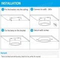 24W LED Panel Light Surface (ROUND) Ceiling Panel Light WHITE/YELLOW. 