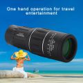 16X52 Distance Sports Zoomable Low Light Night Vision Monocular Telescope. 