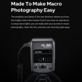 Godox ML-150II Universal Macro Ring Flash Light - black. 