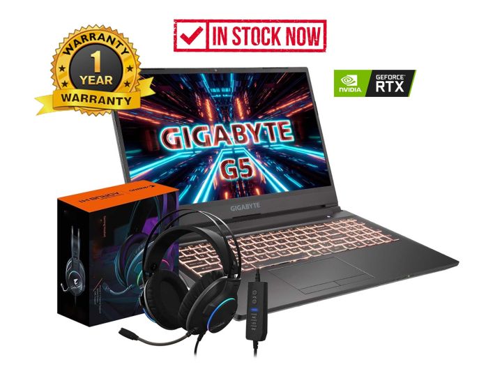 GIGABYTE A5 RTX 3060 6GB Gaming Laptop Brand New