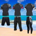 Swimsuit Men's Suit Sun Protection Long Sleeve Trousers Speed Dry Clothes Men Swimming Suit Shorts Anti-Embarrassment Swimsuit Men. 