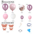 Complete Set 113 Pcs Mega Pack Balloon Arch Garland Kit Multicolor Macaron Balloons Wedding Birthday Party Decoration balloons Garland Birthday celebration party decoration pink balloon theme 113 pcs Full set. 