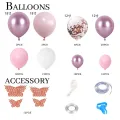 Complete Set 113 Pcs Mega Pack Balloon Arch Garland Kit Multicolor Macaron Balloons Wedding Birthday Party Decoration balloons Garland Birthday celebration party decoration pink balloon theme 113 pcs Full set. 
