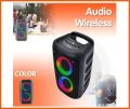 KTS-1265 RGB Bluetooth Speaker, KTS 1265 Party Box Bluetooth Portable Speaker, KTS-1265 Store Boombox KTS Double 3inch Speaker Small Plastic Speaker With Colorful Lights. 