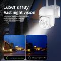 5G WI-FI Security Camera Outdoor Tuya Moving Detection 1080P Infrared Night Vision CCTV IP 360° Rotating Surveillance Cameras. 