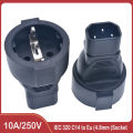 C14-Eu Socket Iec320 C14 To Eu Socket Iec 320 C14 To Cee 7/7 European Female Ac Power Ups/pdu Power Lead Adapter. 