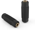 Stereo Speaker Audio Video HiFi Subwoofer Adapter Connectors 3.5mm 6.35mm Male Female Microphone AUX AV RCA Converter 1Pcs. 