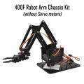 4DOF Robotic Arm Acrylic Unassembled DIY Robot Arm Structure for Arduino Maker. 