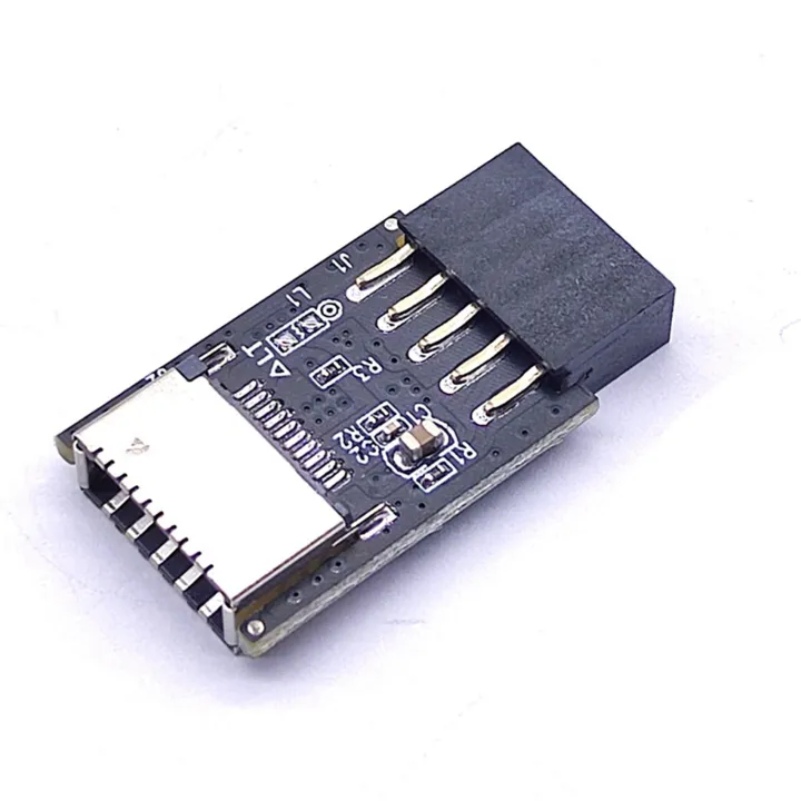 2X%20Motherboard%20USB2.0%209Pin%20to%20TYPE-C%20A-KEY%20Front%20Connector%20Converter%20USB3.2%20TYPE-E%20Interface%20Header%20Extender%20Card%20-%20Image%204