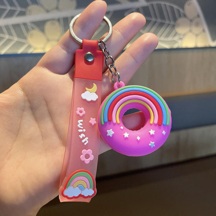 Fashion%20Kawaii%20New%20Food%20Donut%20PVC%20Keychain%20For%20Women%20Men%20Cute%20Backpack%20Pendant%20Accessories%20Aesthetic%20Couples%20Gift%20Car%20Key%20Ring%20-%20Image%204