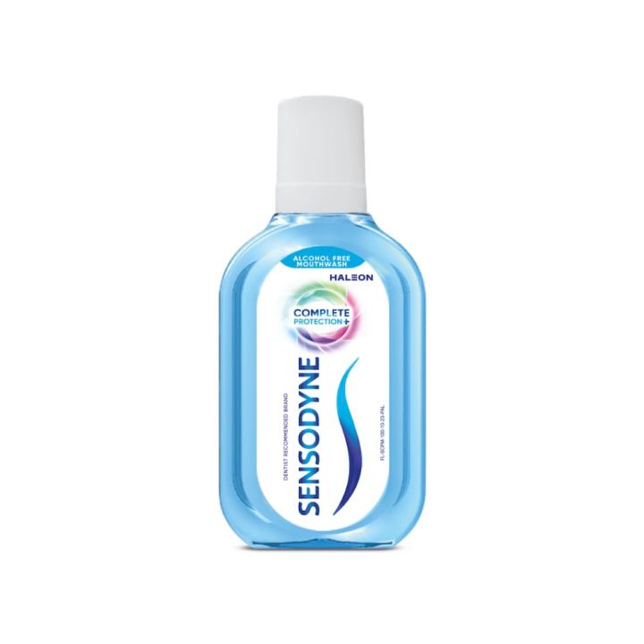 Sensodyne Mouthwash Complete Protection+, All in One Mouth Wash for Sensitivity Protection, Strong teeth and lasting freshness, Pack of 100ml