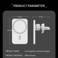 30W Car Magnetic Wireless Charger Phone Holder MacSafe for iPhone 15 14 13 12Pro Max Xiaomi Samsung Air Vent Mount Holder Stand. 