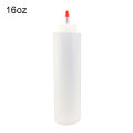 8/16oz Clear Squeezes Condiment Bottles Sauces Ketchup Syrup Storage Container. 
