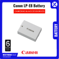 OEM Canon LP-E8 1120mAH Rechargeable Li-ion High Capacity Battery Pack - LP E8 LP-E8 LPE8 Camera Battery Pack Nikon Godox Yongnuo Video Photo Videography Photography Outdoor Replacement Lighting Light. 