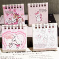 Student Desktop Book Pink Calendar Notebook Desktop Calendar 2024 Cute Calendar Cute Desk Calendar. 