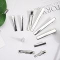 50 Pcs Lot Alligator Hair Clip Single Prong Pinch Clips Metal Alligator Clips Hair Pin Hairbow Accessory. 