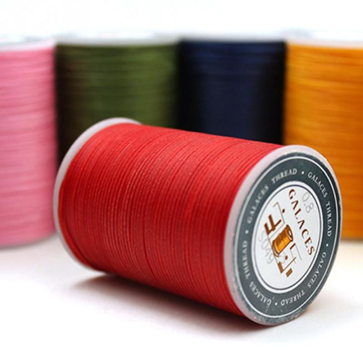 90M%200.8mm%20Flat%20Sewing%20thickness%20Waxed%20Thread%20for%20waxed%20for%20Leather%20Craft%20Hand%20Stitching%20Thread%20-%20Image%202