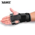 AOLIKES 1PCS Wrist Brace Support Sport WristBand Safe Steel Splint Hand Thumb Bandage Wrist Wraps For Men Women Dislocated. 