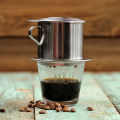 Stainless Steel Vietnam Vietnamese Coffee Simple Drip Filter Maker Infuser. 