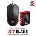 Fantech X17 Blake 7 Programmable Button Macro RGB Gaming Mouse. 